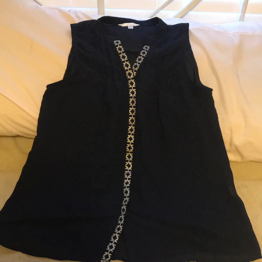 Short sleeve button up blouse